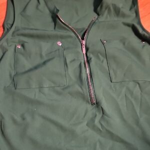 Blank NYC Green Sleeveless Dress